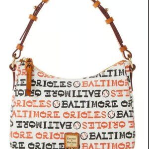 Dooney & Bourke MLB Baltimore Orioles Small Kiley Hobo Shoulder Bag